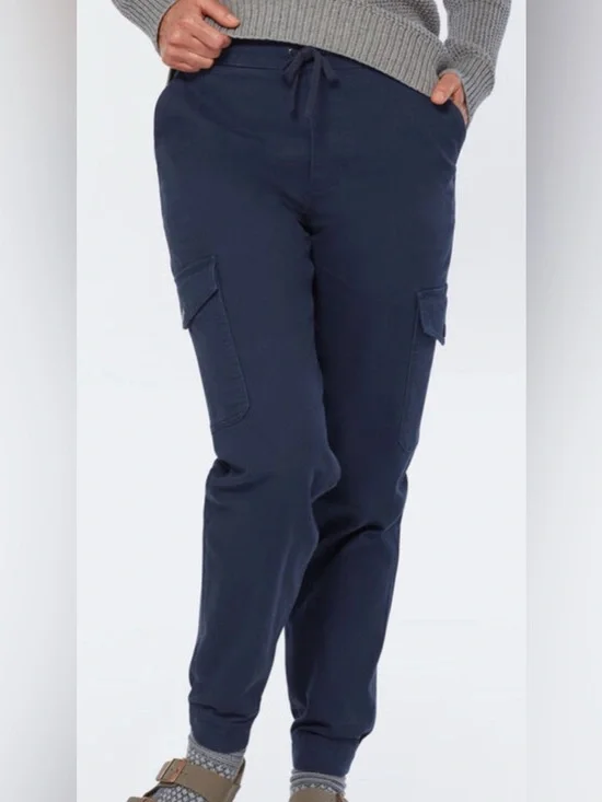 NWT Duluth Reserve Joggers High Rise Women’s Size 8 Blue - Picture 2 of 9